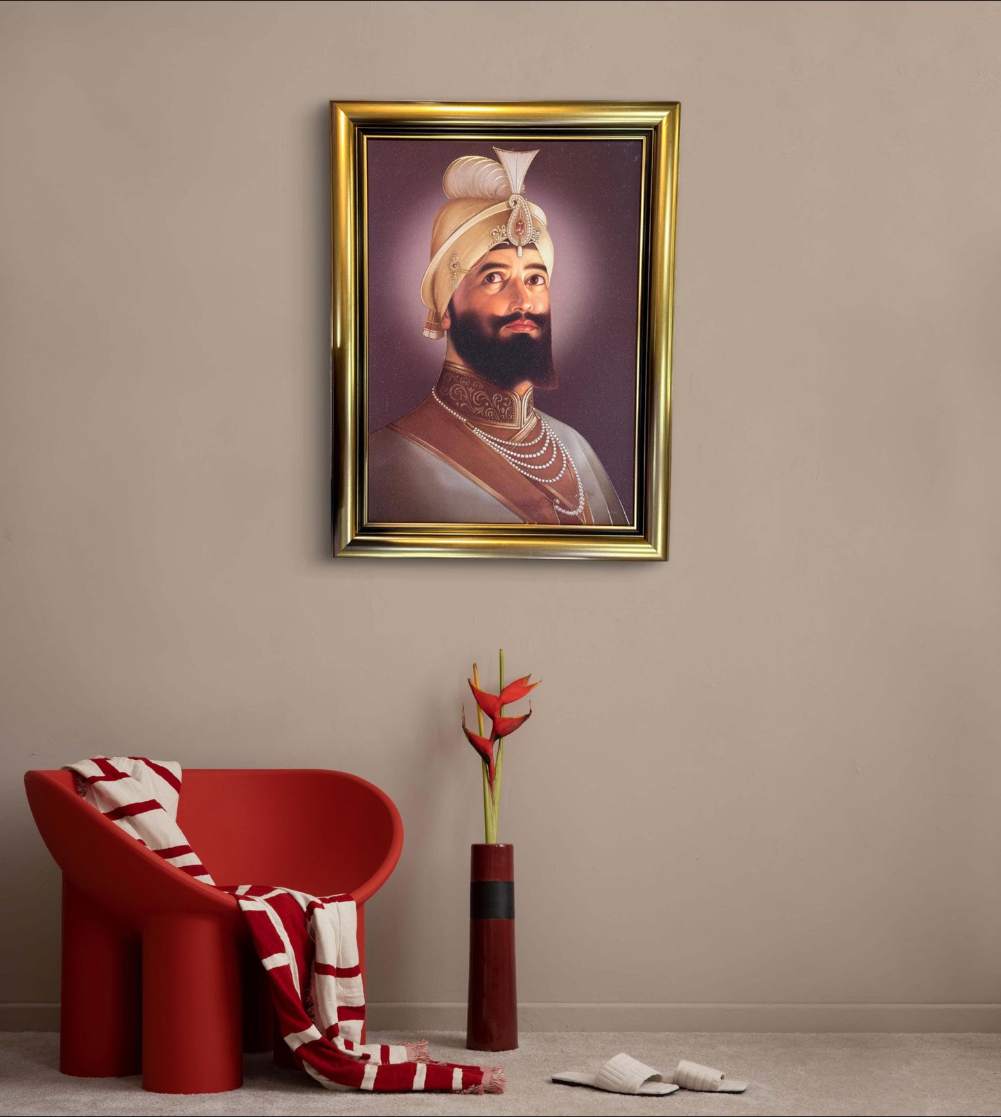 Guru Gobind Singh Sahib Ji Saroop 32x24 inches, sikh photos, Sikh gift items, Punjabi,