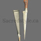 Hand Made Sarbloh Khanjar, Pesh Kabz, Sikh Kakar, Kukri, Kakkar, Sikh Gift Items