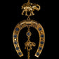 Horse Shoe, Evil Eye,Elephant Wall Hanging, Good luck Hanging, Home Decor, Hindu Items,