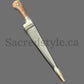Hand Made Sarbloh Khanjar, Pesh Kabz, Sikh Kakar, Kukri, Kakkar, Sikh Gift Items