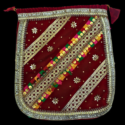 Indian Wedding Items, Large Size Desi Mithai/ Bhaji/Ladoo Bag, Dry Fruit Potli, Potli Bag for Return Gifts Wedding, Sweets Bag Gift,