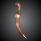 Kirpan Sarbhloh, Sikh Kakar, Kukri, Kakkar, 14 inches Wood case kirpan,  Punjabi Kirpan, Sikh Gift Items,