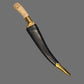 Khanjar, Brass and Sarbloh Pesh Kabz, Sikh Kakar, Kukri, Kakkar, Sikh Gift Items