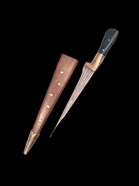 Hand Made Sarbloh Khanjar, Pesh Kabz, Sikh Kakar, Kukri, Kakkar, Sikh Gift Items