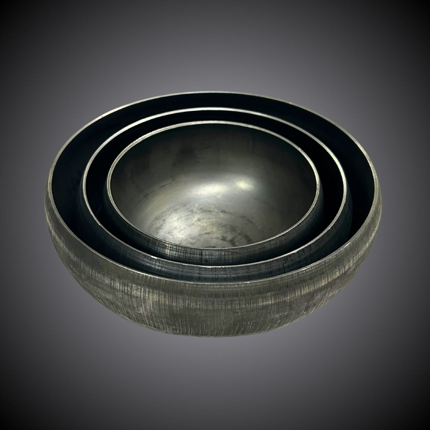Sarbloh Batta Set of 3 Bowls, Hand Made Iron Bowl, Bata, Sikh Items,