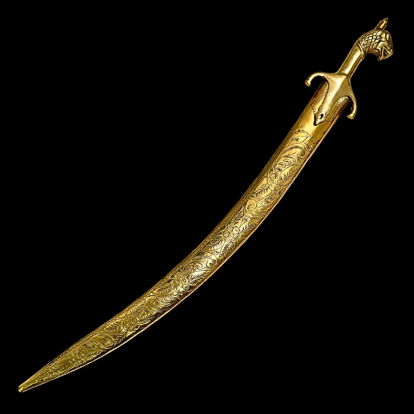 Big Kirpan, Wedding kirpan, Brass Case Kirpan, Big Sword, Groom Accessories, Wedding Accessory, Talvar, Punjabi items, Sikh Items,