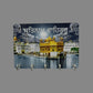 Satnam Waheguru The Golden Temple Wall Hanging, Key Hanging, House warming, Home Decor, Sikh Gift Items,