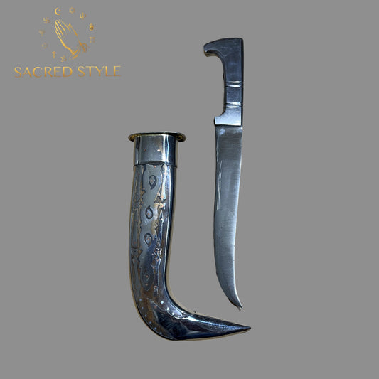 Taksali Kirpan, Sarbloh Kirpan, 12.5 inches Siri Saab, Sikh kakar, Kukri, 5K, Kakkar, Sikh Gift items,