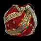 Indian Wedding Items, Large Size Desi Mithai/ Bhaji/Ladoo Bag, Dry Fruit Potli, Potli Bag for Return Gifts Wedding, Sweets Bag Gift,