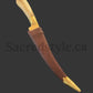 Hand Made Sarbloh Khanjar with 12 Singhi Handle, Pesh Kabz, Sikh Kakar, Kukri, Kakkar, Sikh Gift Items