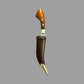 Hand Made Sarbhloh Khanjar, Sikh Kirpan, Pesh Kabz 10.5 in, Sikh Kakar, Kukri, Kakkar, Nihang Singh, Sikh Gift Items