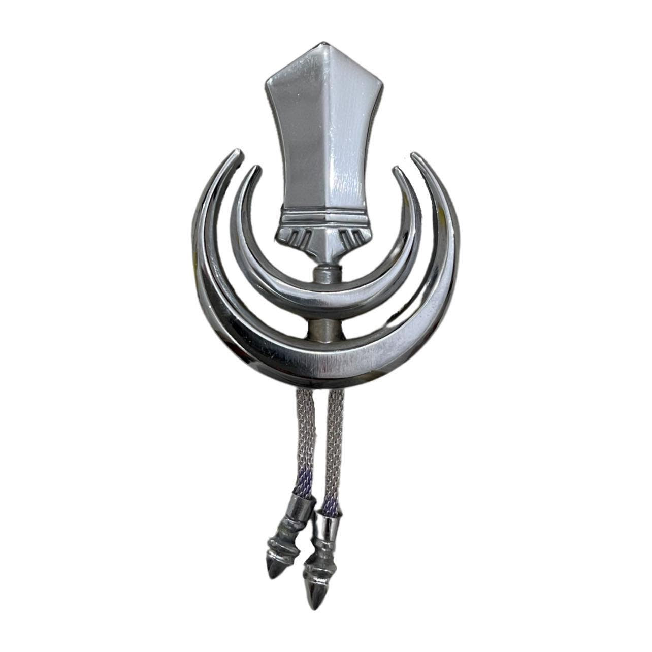 Dumala Shastar, Dumala Shingar, Stainless steel Chand bagan tora pin, Sikh Items,