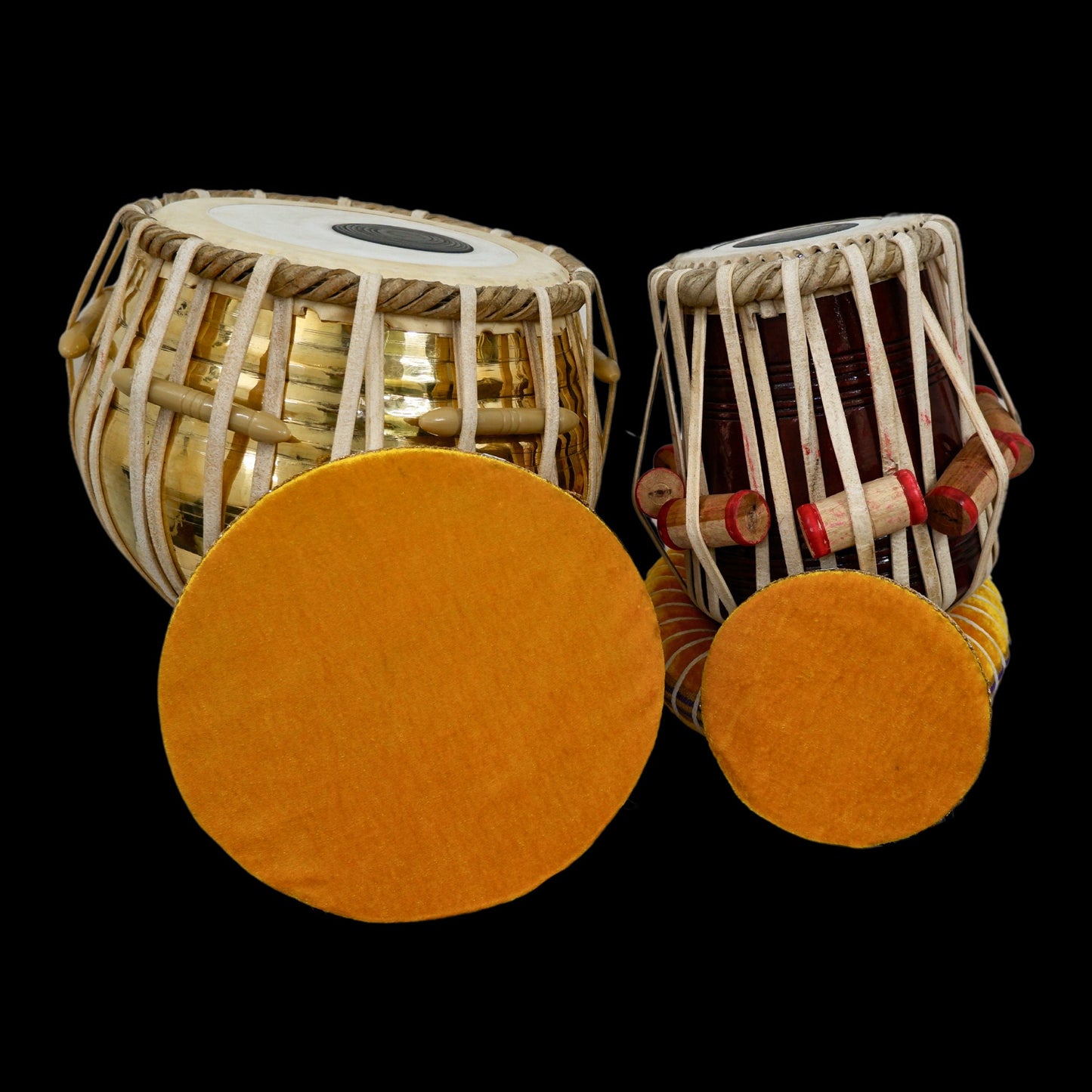 Tabla Set, Indian Drum, Brass Professional Bayan & Dayan Percussion Musical Instrument, Indian Classical Music,