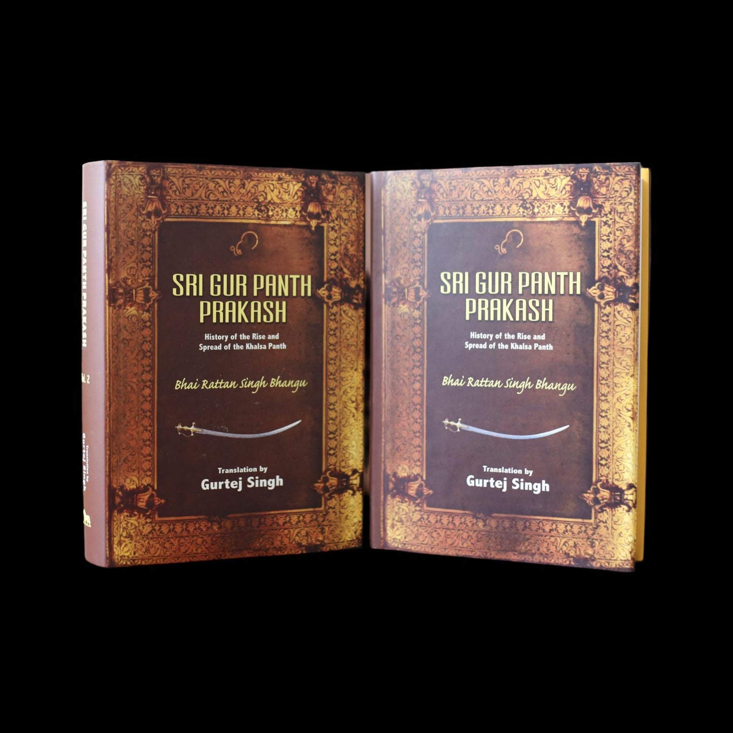 Sri Guru Panth Parkash in English Two Parts, Sikh Granth Sahib ji,  Sikh Holy Book, Sikh Items,