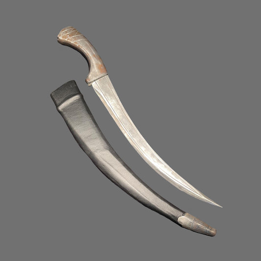Sikh Khanjar, Sarbloh Khanjar 20 inches, Sikh Kirpan, Sikh Kakar, Pesh Kabz, Nihang Singh Ji, Sikh Gift Items