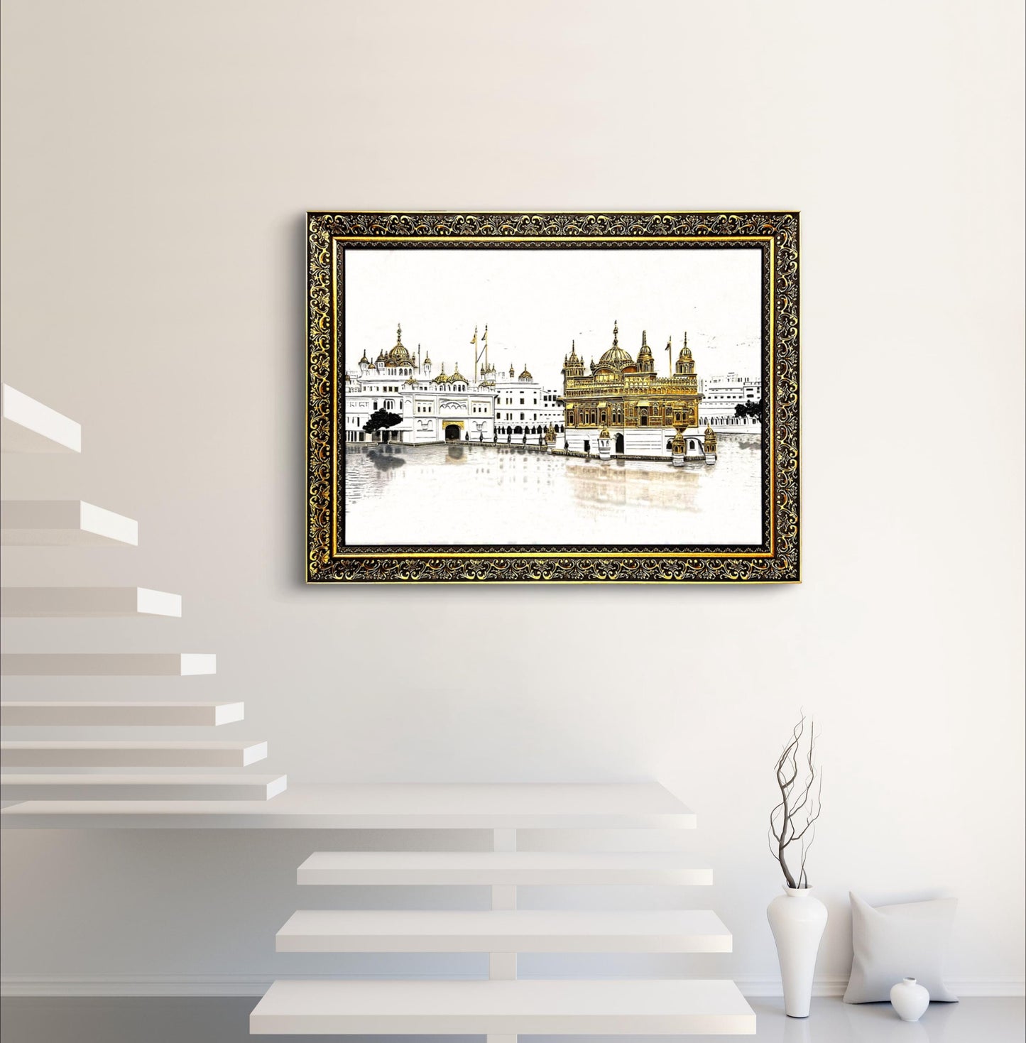 The Golden Temple  Premium Photo 32x24 inches, Sri Darbar Sahib Amritsar, Sikh home Decor, Wall Hanging, Sikh gift items,