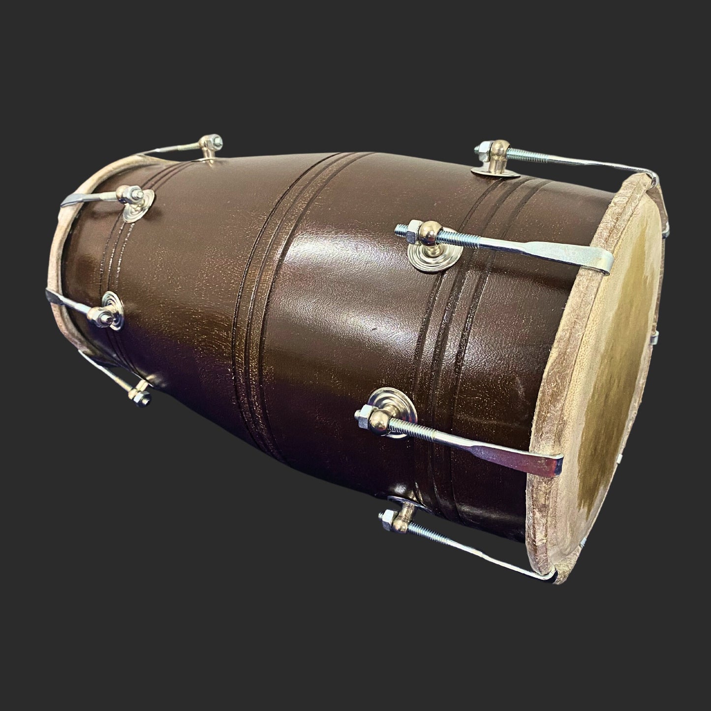 Dholki, Handmade Dholak Drum, Tuned Wood Special Skin, Dholki with Bag and Spanner, Indian Musical Instrument,