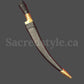 Hand Made Sarbloh Khanjar, Pesh Kabz, Sikh Kakar, Kukri, Kakkar, Sikh Gift Items
