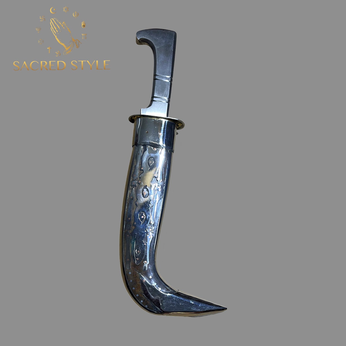 Taksali Kirpan, Sarbloh Kirpan, 12.5 inches Siri Saab, Sikh kakar, Kukri, 5K, Kakkar, Sikh Gift items,