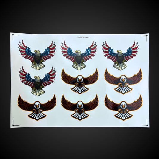 Baaz Punjabi Stickers, A4 size sheet, Punjabi Decals,