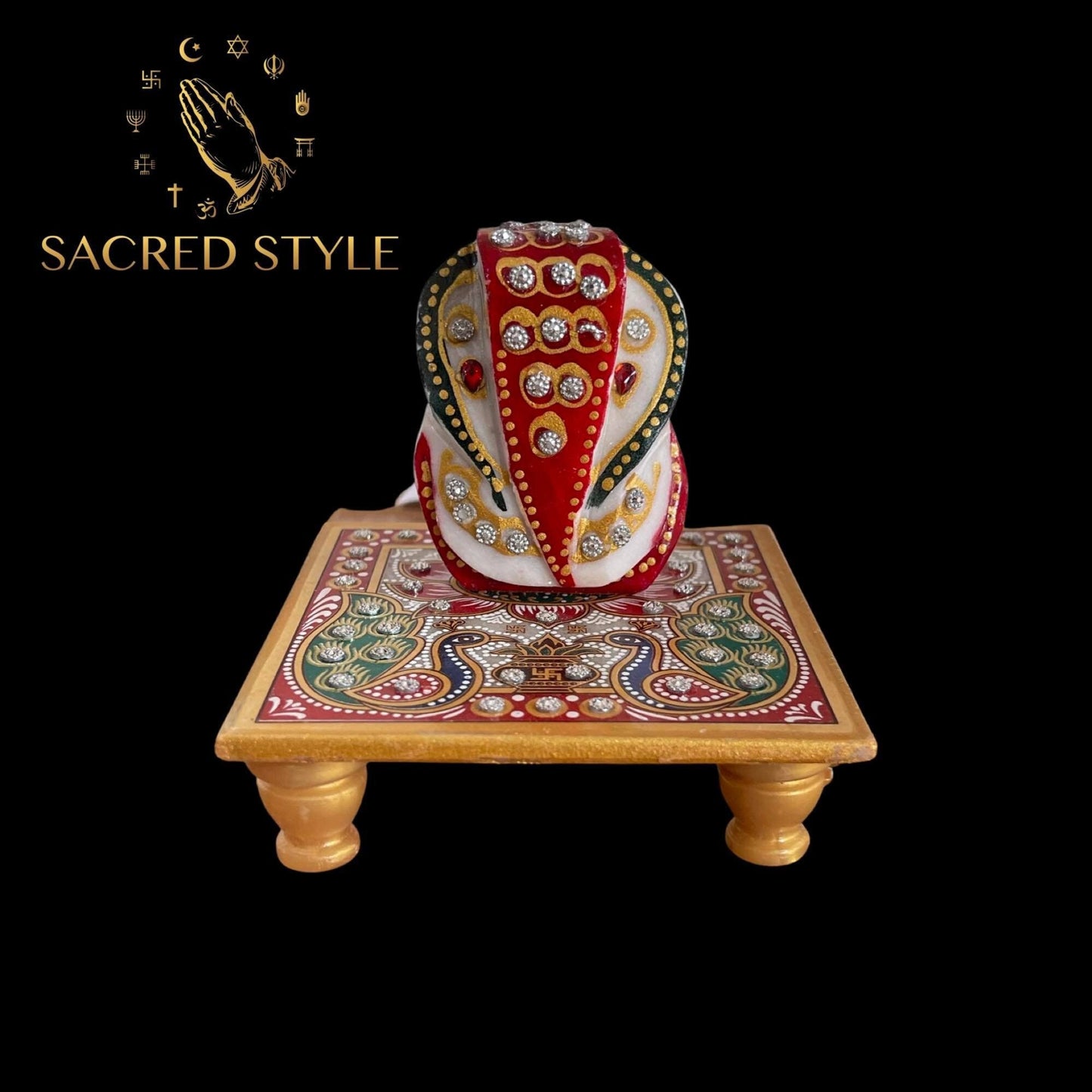 Siri Ganesh Ji Statue, Marble Statue, Siri Ganesha Murti, Hindu God, Pooja Room Decor, Hindu Gift Items,