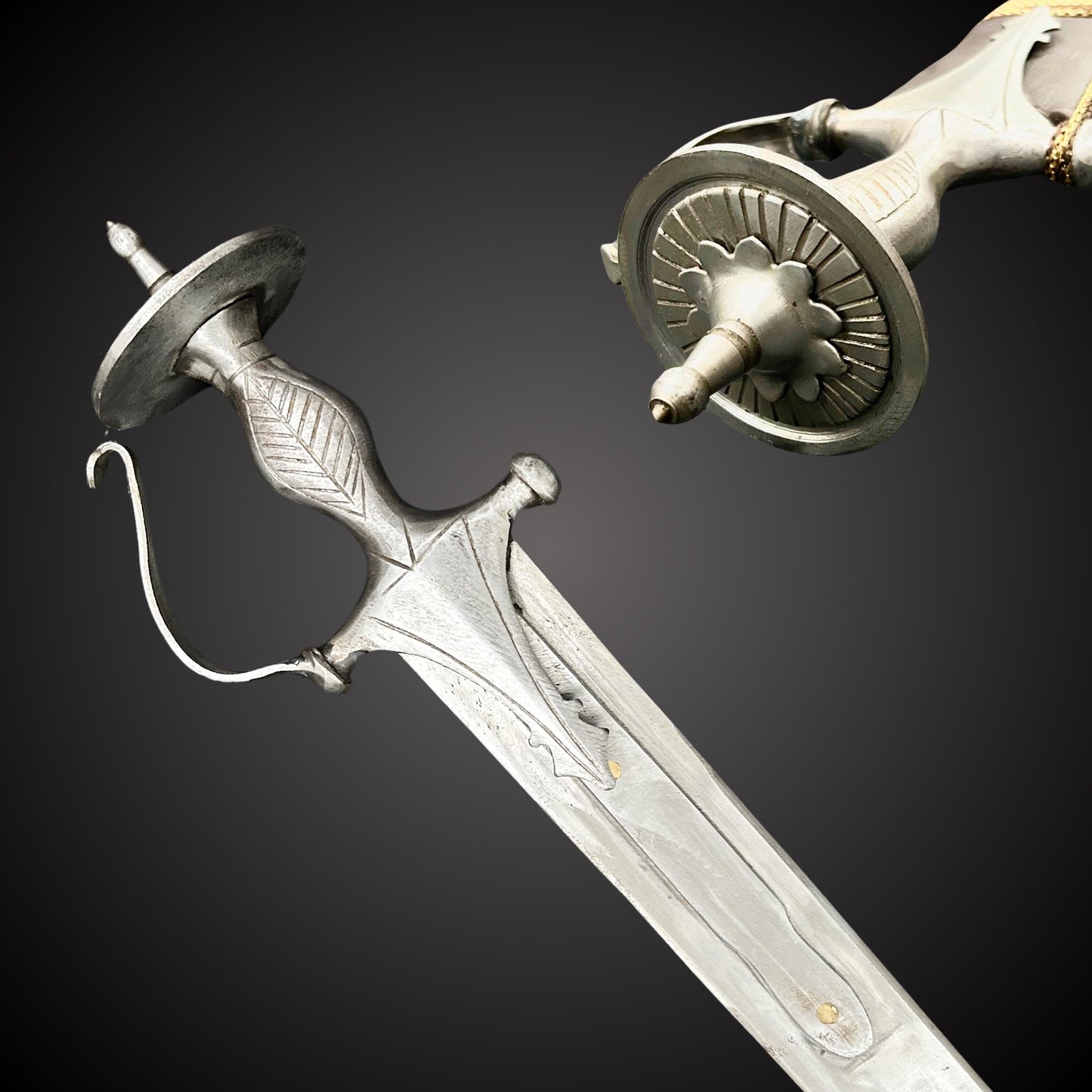 Saif, Sikh Kipran made of Spring steel, Sikh kakar, Sikh Kakkar, Sikh Shastar, Sikh Items,