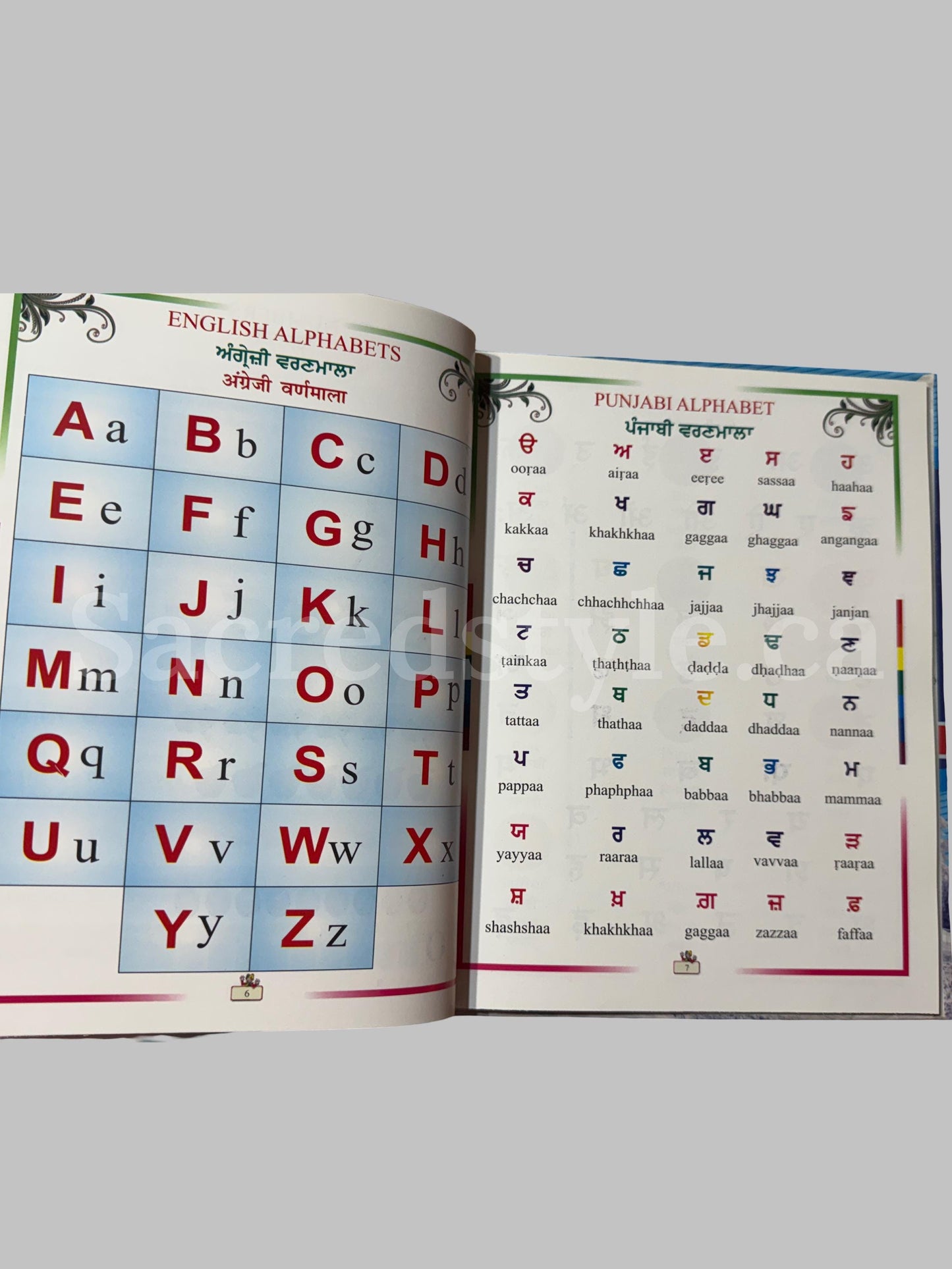 Kids Education book, Picture Dictionary for kids, English, Punjabi, Hindi Education books, Punjabi Books