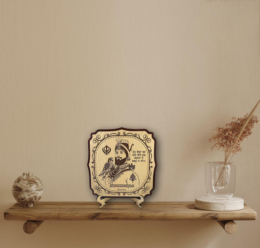 Guru Gobind Singh Ji Table Top, Sikh Guru Saroop, Wall hanging, Wall Decor, Sikh Items, Home Decor,
