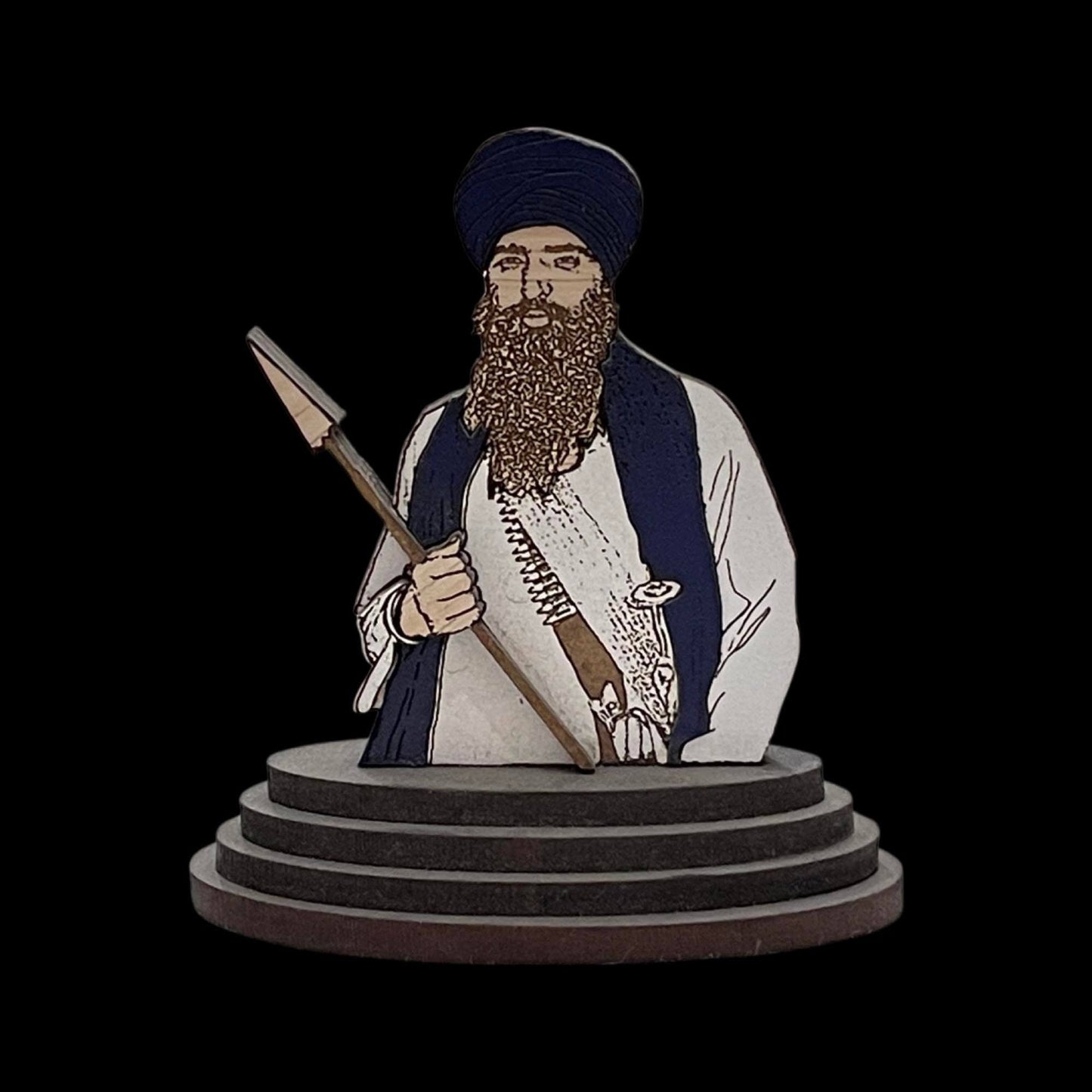 Sant Jarnai Singh Ji Bhindranwale, Car Dashboard idol. Car Decor, Car Dashboard accessories, Sikh items.