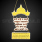 Gurbani Shabad 3D cut Wall Hanging, Wood Wall Hanging, Home Decor, Mothers day gift, Sikh Items,
