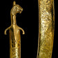 Big Kirpan, Wedding kirpan, Brass Case Kirpan, Big Sword, Groom Accessories, Wedding Accessory, Talvar, Punjabi items, Sikh Items,