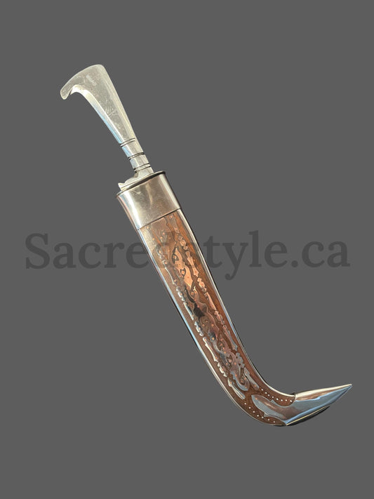 HANDMADE Taksali Kirpan, Sarbloh Big Kirpan, Sri Saab, Sikh kakar, Kukri, Kakkar, Sikh Gift items,