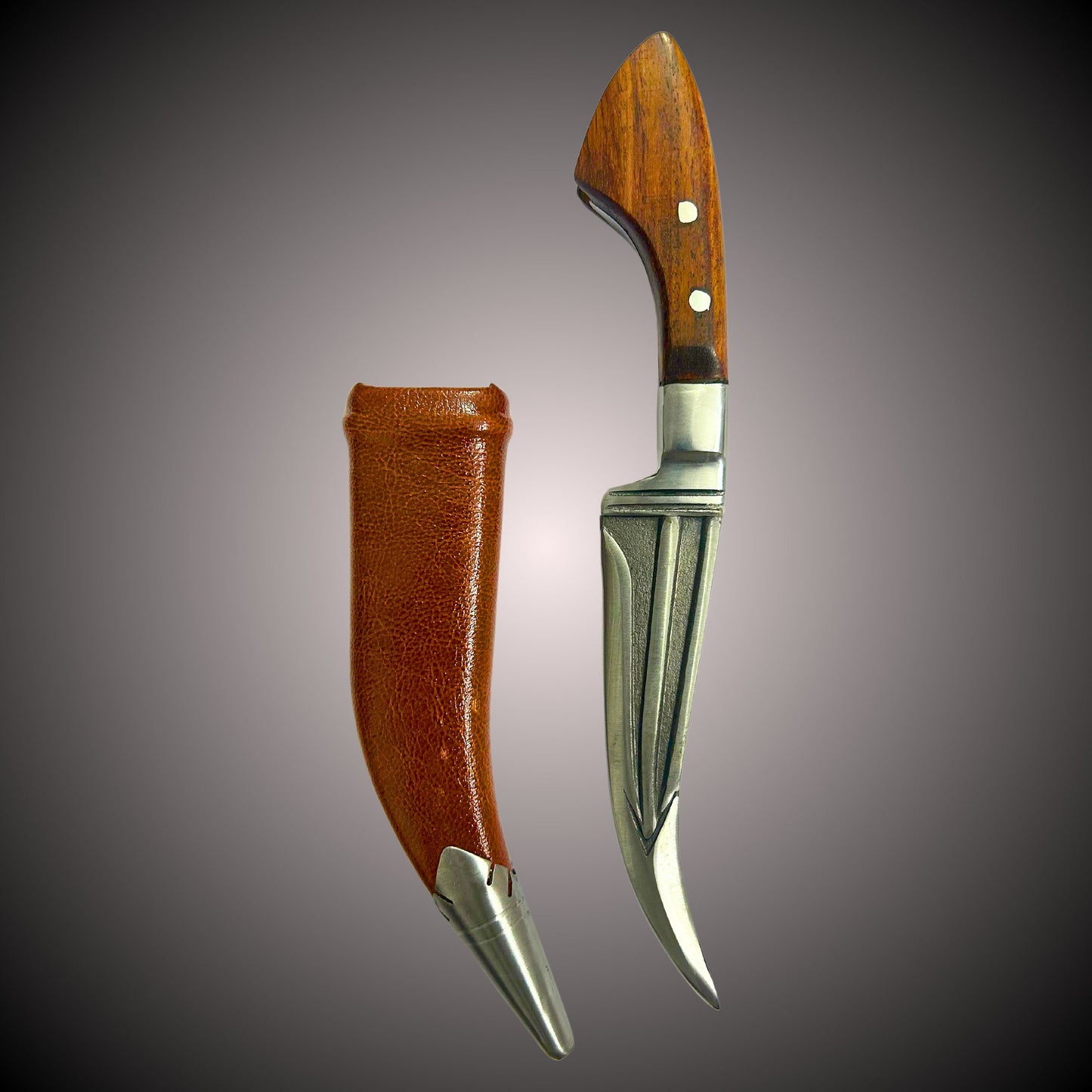 Hand Made Sarbhloh Khanjar, Sikh Kirpan, Pesh Kabz 10.5 in, Sikh Kakar, Kukri, Kakkar, Nihang Singh, Sikh Gift Items