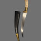 Khanjar, Brass and Sarbloh Pesh Kabz, Sikh Kakar, Kukri, Kakkar, Sikh Gift Items