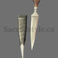 Hand Made Sarbloh Khanjar, Pesh Kabz, Sikh Kakar, Kukri, Kakkar, Sikh Gift Items