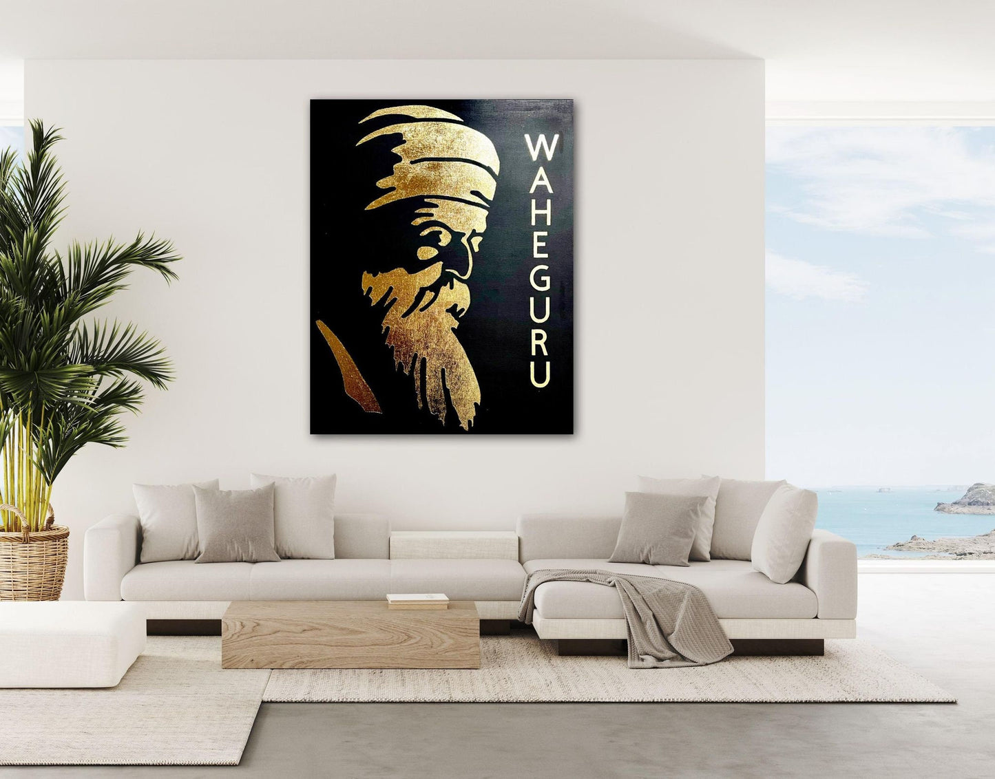 Hand Made Guru Nanak Dev Ji Saroop, Wall Hanging, Home Decor, Sikh Art, Punjabi, Sikh Gifts, Sikh Items,
