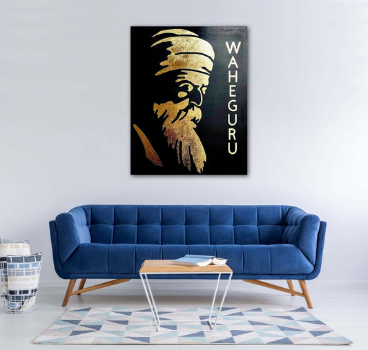 Hand Made Guru Nanak Dev Ji Saroop, Wall Hanging, Home Decor, Sikh Art, Punjabi, Sikh Gifts, Sikh Items,
