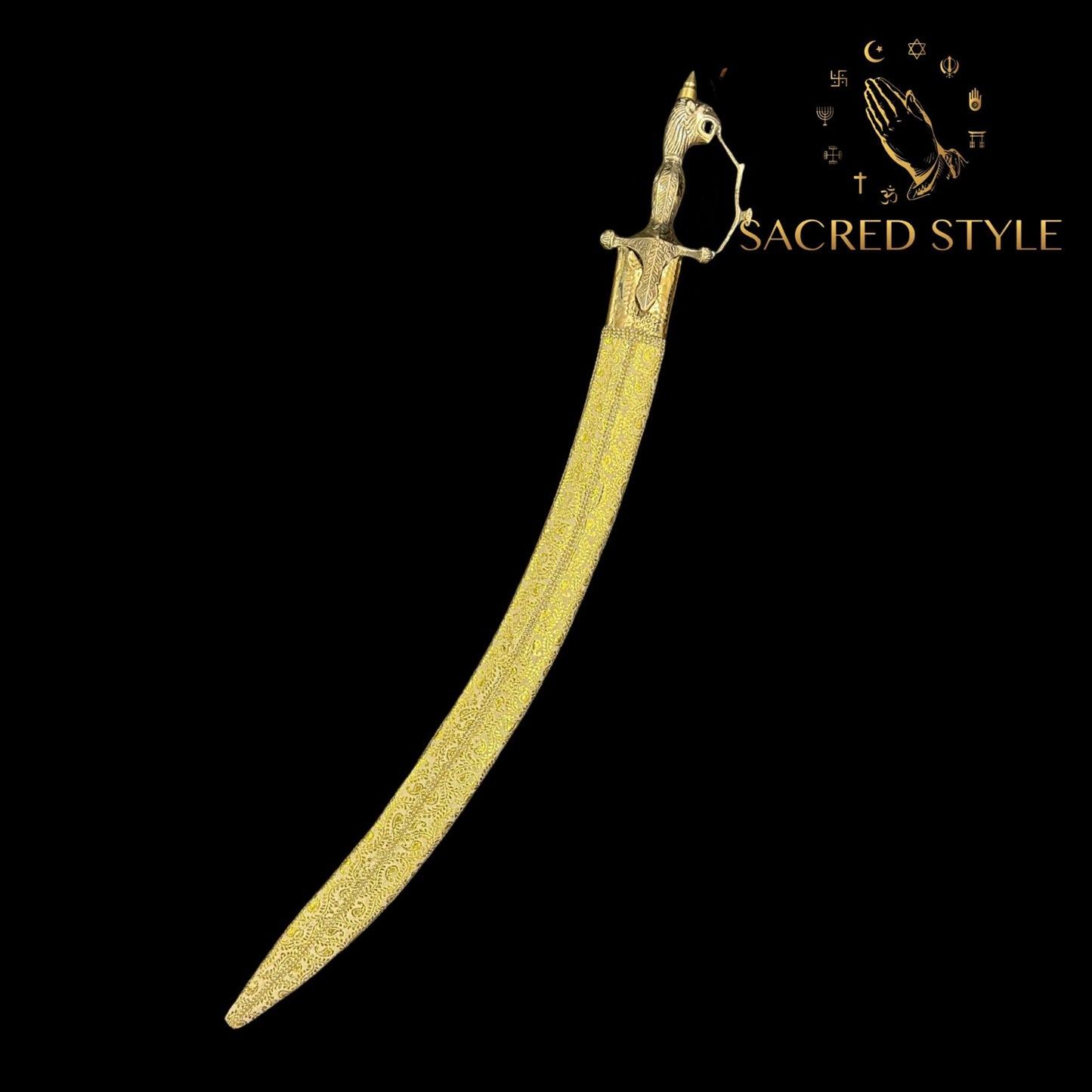 Big Kirpan, Wedding kirpan, Decorated Kirpan, Big Sword, Groom Accessories, Wedding Accessory, Punjabi items, Sikh Items,