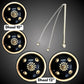 Gatka Dhal Set of 5 items, Chakar, Sikh gatka accessory, Sikh Martial Art tools, Sikh Gift items