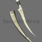 Hand Made Sarbloh Khanjar, Pesh Kabz, Sikh Kakar, Kukri, Kakkar, Sikh Gift Items