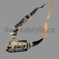 DOUBLE Shastar Gatra, Leather Gatra, Kirpan strap, Khanjar strap, Kukri strap, Sikh Kakar, sikh Kakkar, Sikh Items.