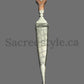 Hand Made Sarbloh Khanjar, Pesh Kabz, Sikh Kakar, Kukri, Kakkar, Sikh Gift Items