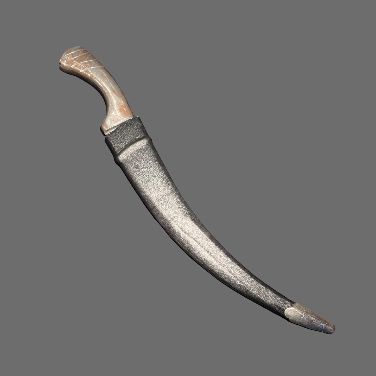 Sikh Khanjar, Sarbloh Khanjar 20 inches, Sikh Kirpan, Sikh Kakar, Pesh Kabz, Nihang Singh Ji, Sikh Gift Items