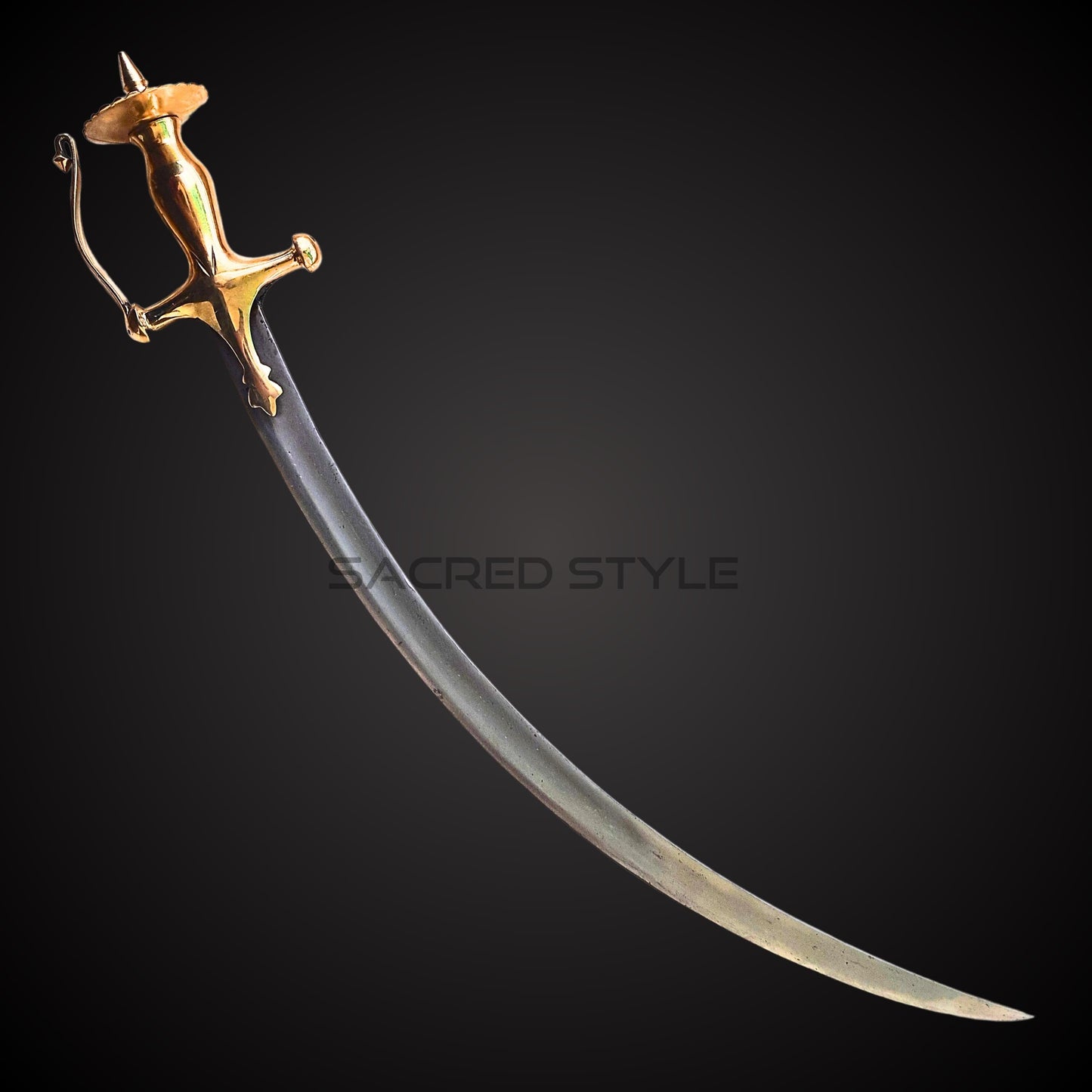 Big Kirpan, Sikh Kirpan made of Sarbloh with Brass Handle, Sikh kakar, 3 foot Tega, Sikh Kakkar, Sikh Items,