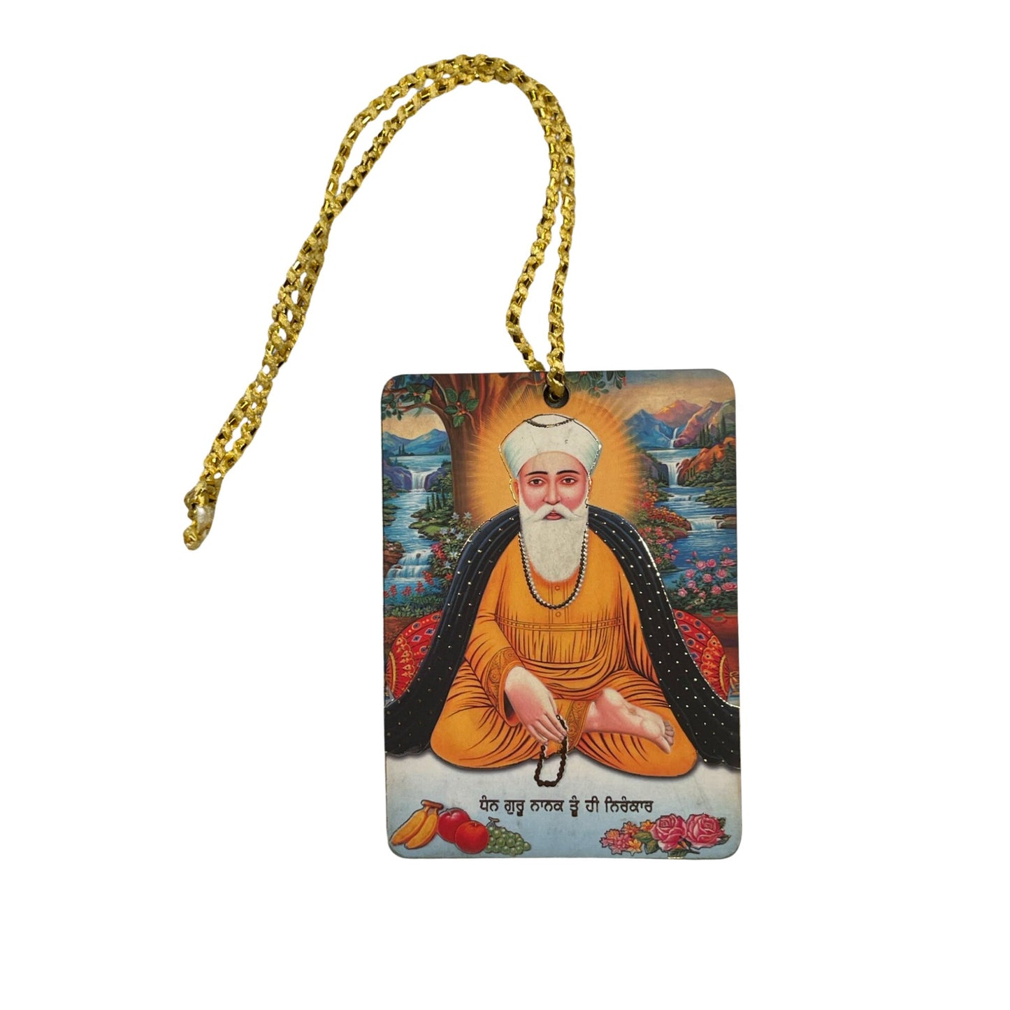 Guru Nanak Dev ji, 1st Guru, Car Hanging, Wood  Car Decor, Sikh Gurus, Sikh Items,