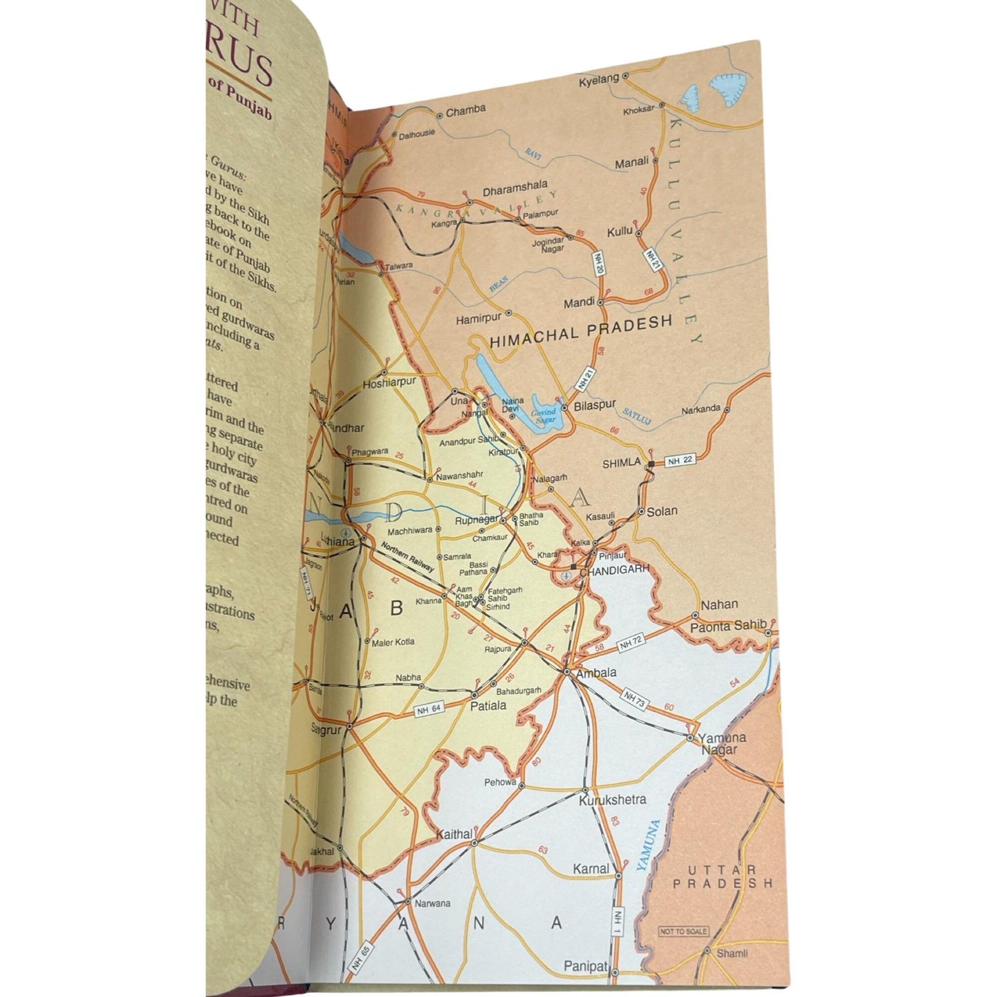 Walking with Gurus, Punjab Sikh Travel Book in English, Sikh Guru History, Sikh Gift items, Punjabi Book