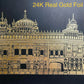 Handmade 24K Real Gold Foil Art, The Golden Temple, Siri Darbar Sahib,Amritsar saab, Home Decor, Wall Decor, Mothers day, Sikh Gift items,