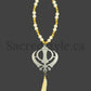 Khanda with beads Car Hanging, Car Decor, Sikh gift Items