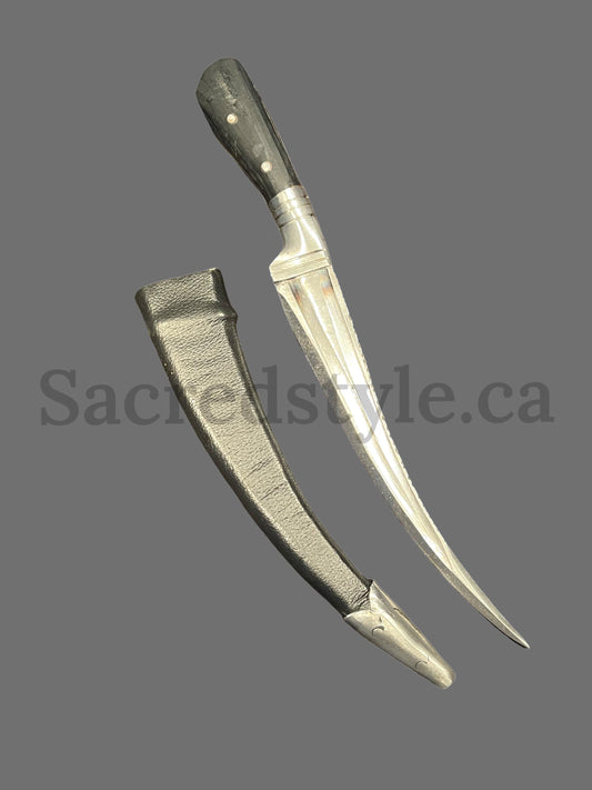 Hand Made Sarbloh Khanjar, Pesh Kabz, Sikh Kakar, Kukri, Kakkar, Sikh Gift Items