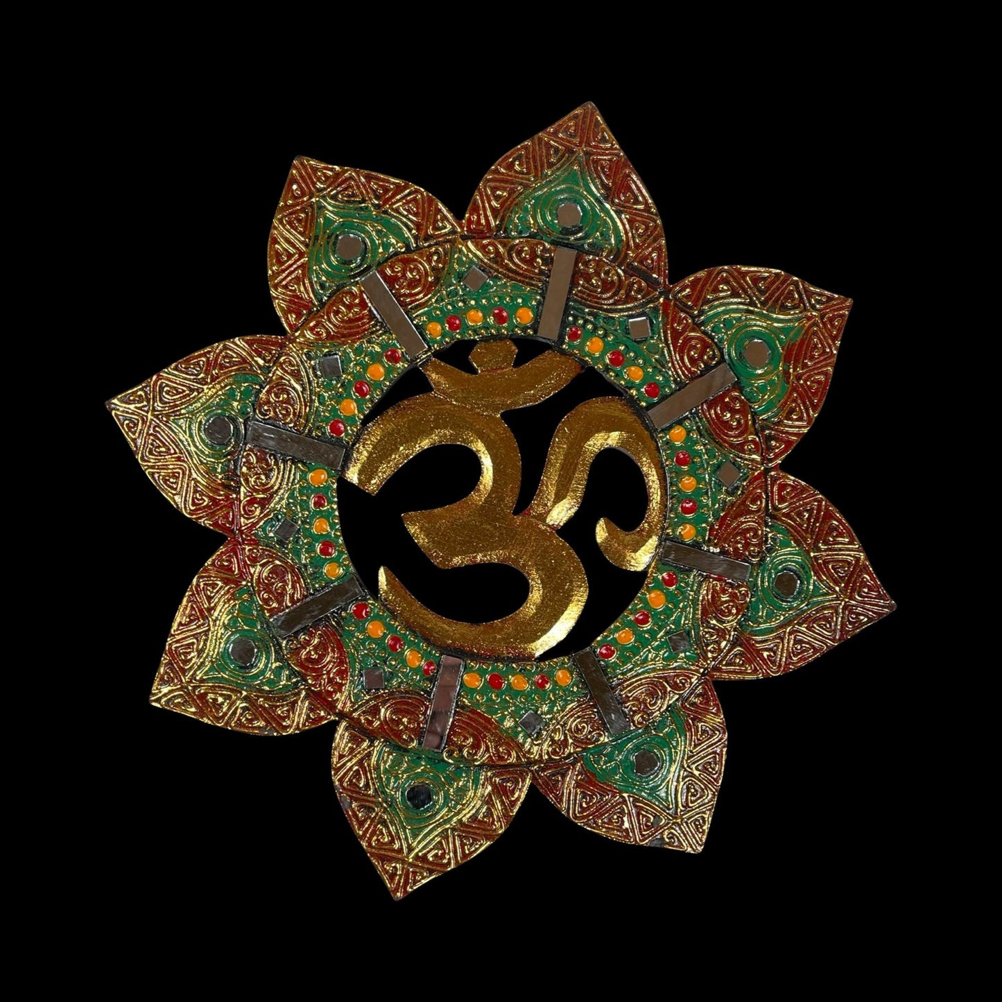 OM Wall Hanging, Hindu Home Decor, Indian, Hindu gift Items, Pooja Room Decor,